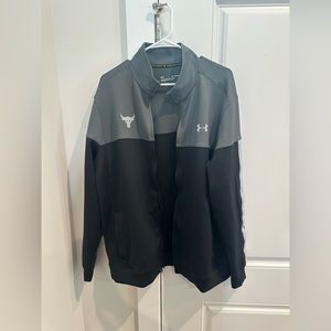 Men’s Project Rock Under Armour sport jacket gently used